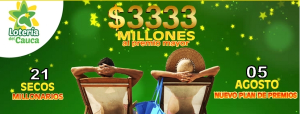 Aumenta el premio mayor de la Lotería del Cauca